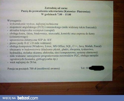 Wymarzona praca czeka na Ciebie