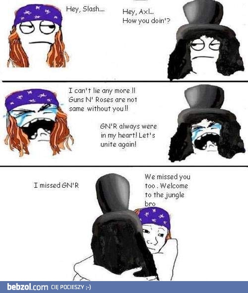 Axl i Slash