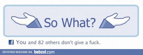 I co z tego?