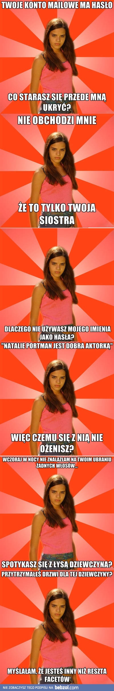 Zazdrosna dziewczyna