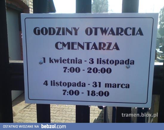 Godziny otwarcia?!