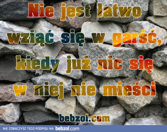 Przyziemne rzeczy również mogą stwarzać problemy