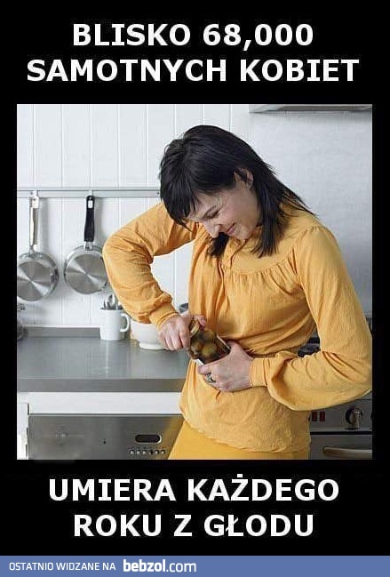 Blisko 6800 samotnych kobiet...