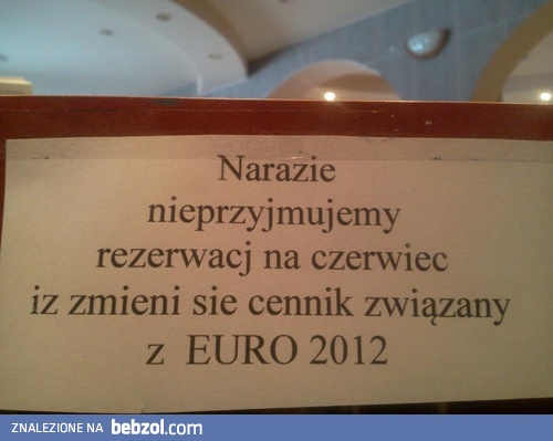Oby do Euro nauczyli się pisać