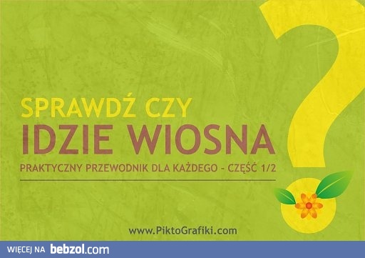 to już wiosna :)