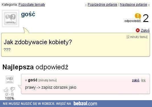 Trudne pytania. Jak zdobyć kobietę?