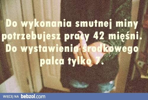 Po co się przemęczać...