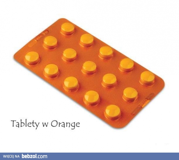 Tablety w Orange