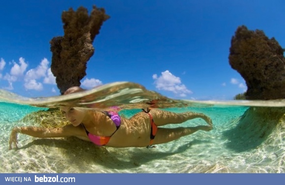 Krystalicznie czysta woda