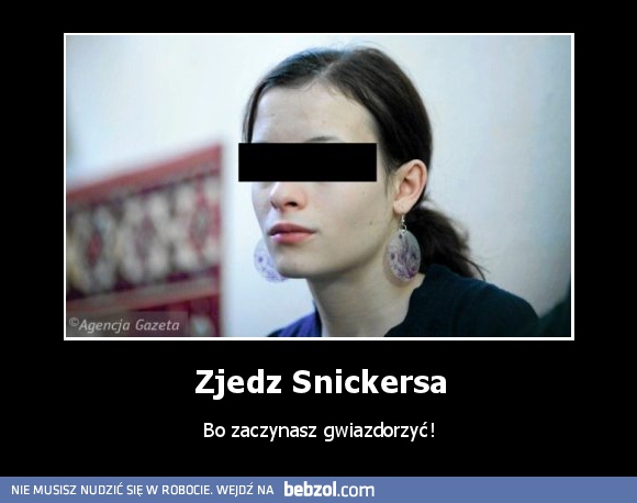 Zjedz Snickersa