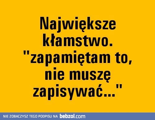 Największe kłamstwo