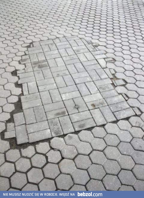 Majster kostki się skończyły...