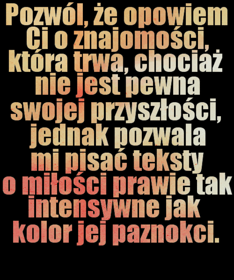 Historia pewnej znajomości