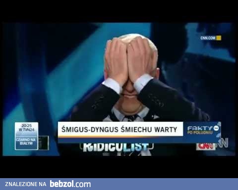Reakcja prezentera na Śmigus Dyngus