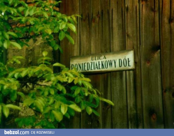 To musi być fatalna ulica