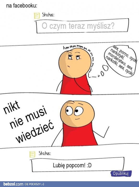 O czym myślisz?