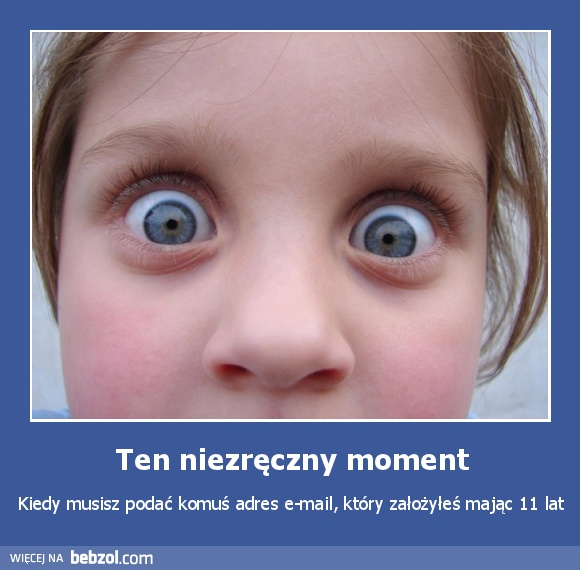 Ten niezręczny moment