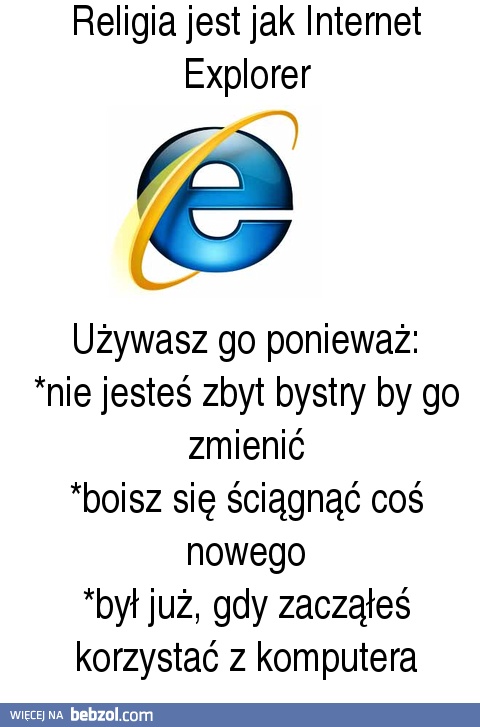 Religia jak IE