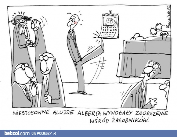 Niestosowne aluzje Alberta