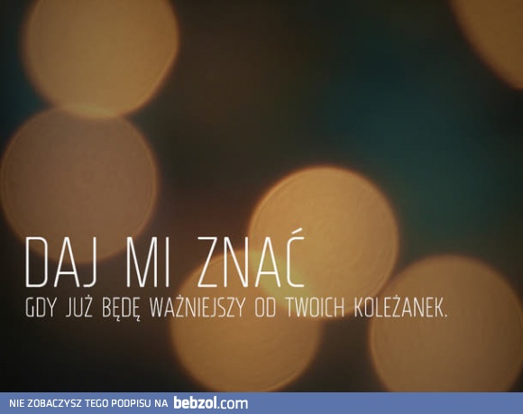 Odezwij się później...