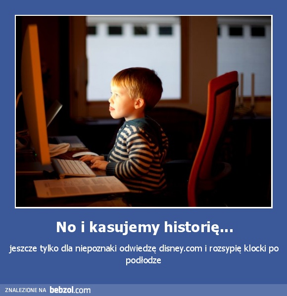 No i kasujemy historię...