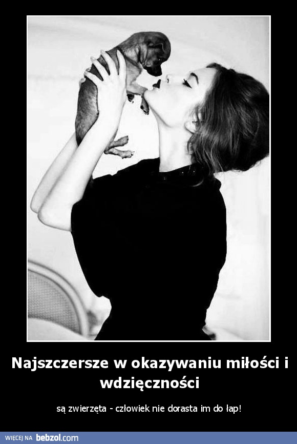 Najszczersze w okazywaniu miłości i wdzięczności