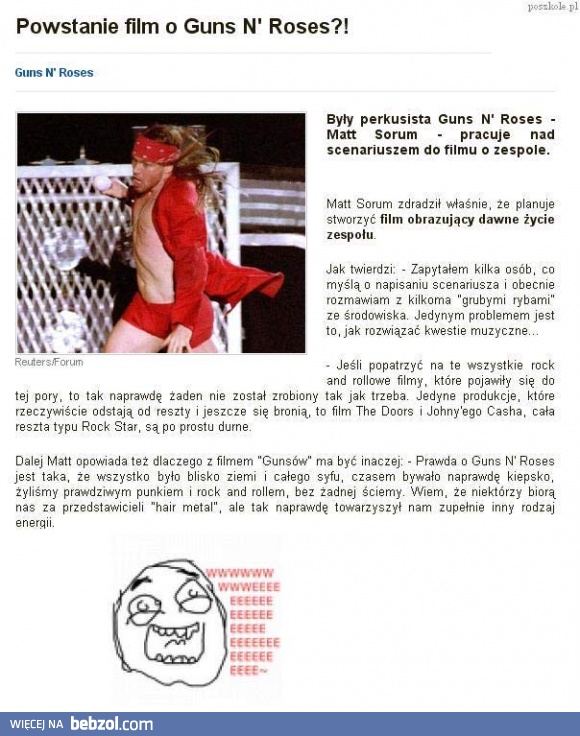 Powstanie film o Guns n' Roses?!