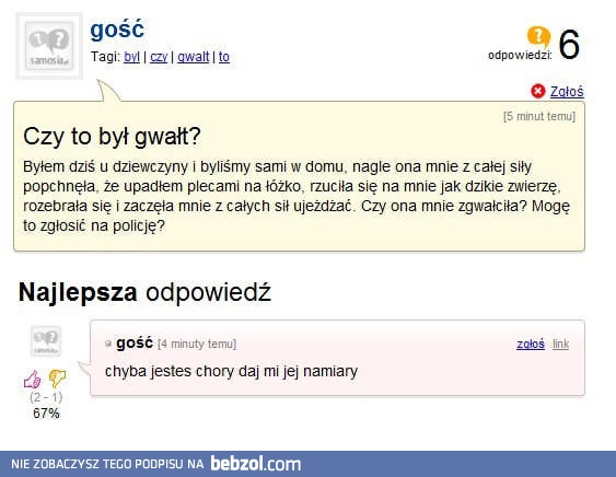 Czy to aby nie gwałt?