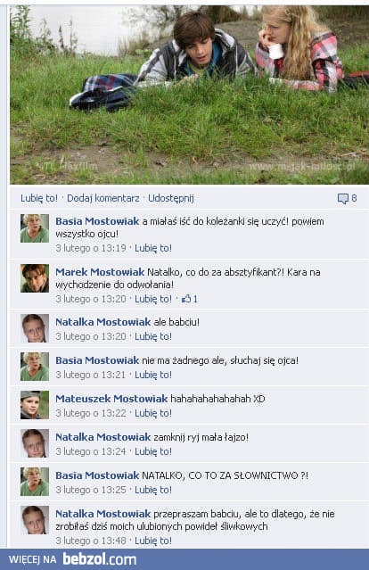 Mostowiakowie na Facebooku