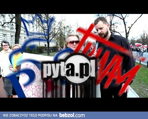 Pyta.pl na demonstracji Wolności Słowa