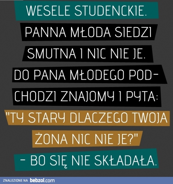 Studenckie wesele