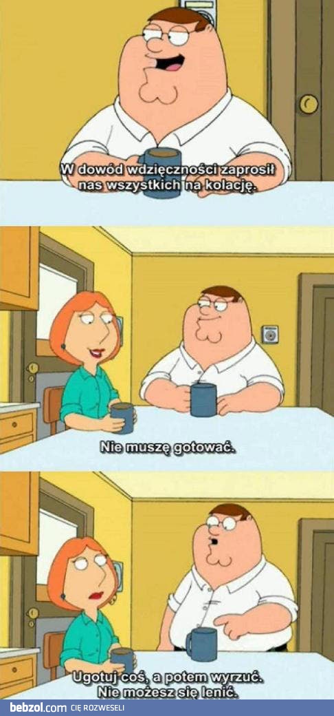 Kobieta nie powinna się lenić