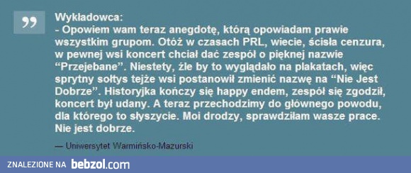 Nie jest dobrze
