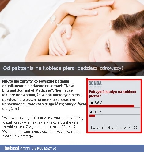 Drogie Panie. To dla zdrowia!