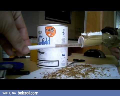 Kryzysowa nabijarka do papierosów