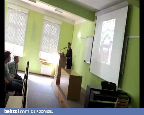 Witam w naszej salce audiowizualnej