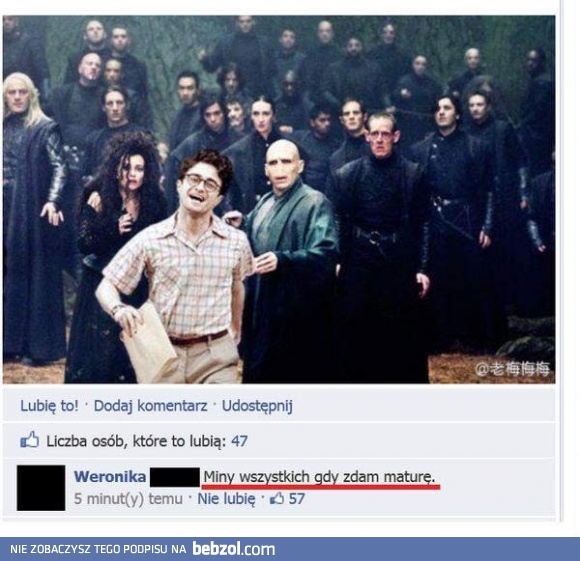 Ale będą mieć miny!