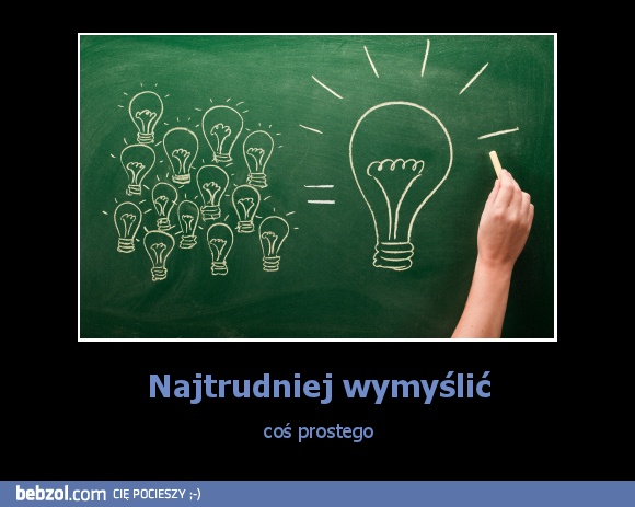 Najtrudniej wymyślić
