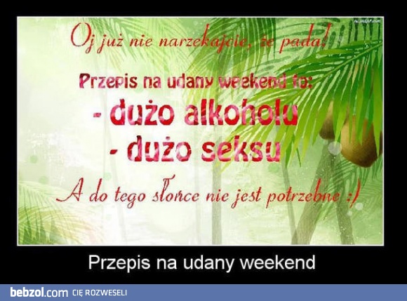 Przepis na weekend