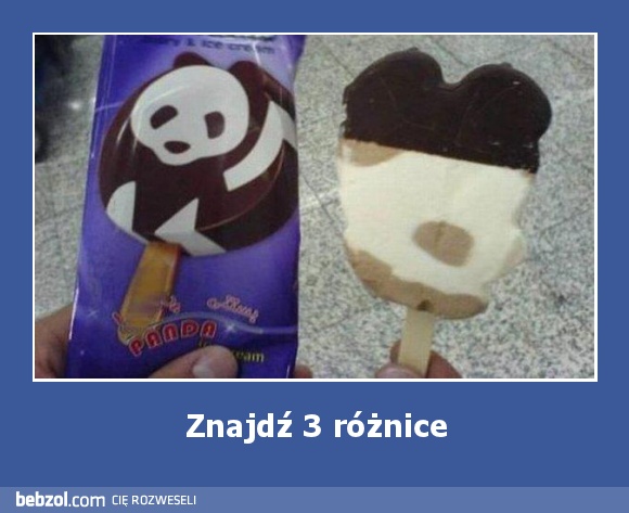 Znajdź 3 różnice