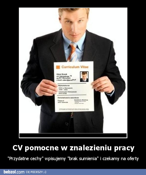 CV pomocne w znalezieniu pracy