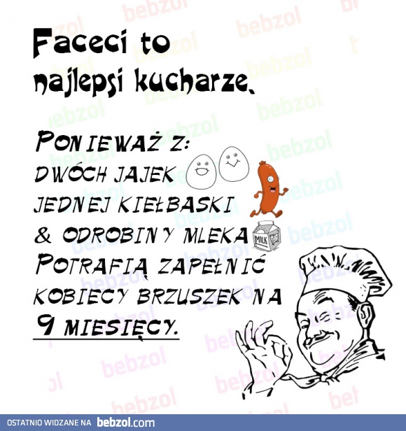 Mężczyźni to najlepsi kucharze