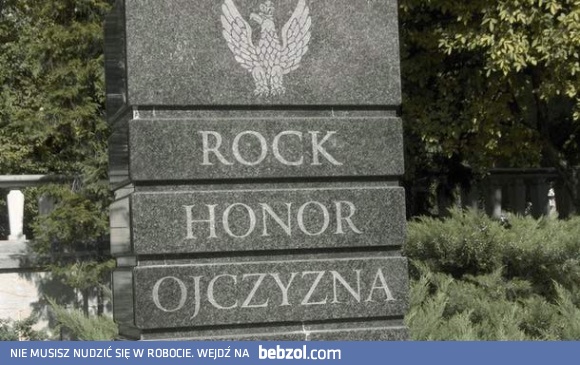 Rock, honor, ojczyzna!
