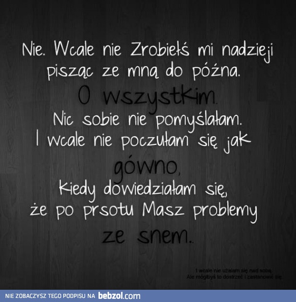 Może mnie dostrzeżesz...