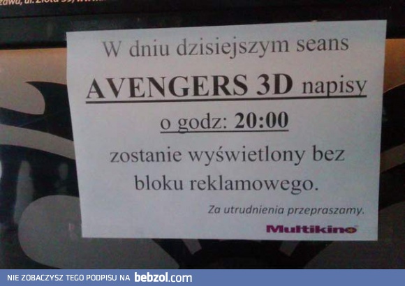 Zawiodłem się na was...