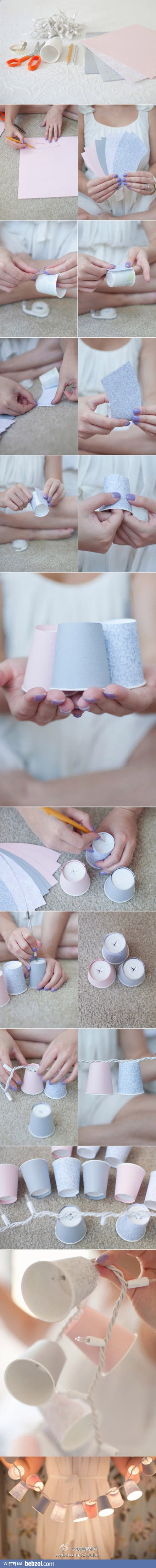 Lampki DIY