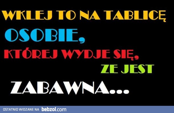 Ha Ha... Bardzo zabawne