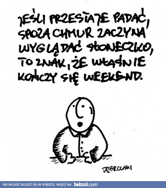 Słoneczkiem żegnamy weekend...