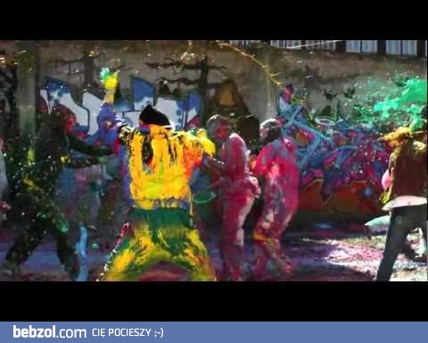 Big Paint Fight in Poland