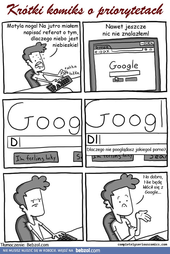 Krótki komiks o priorytetach